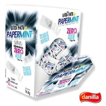 Imagem de Lamina Bucal Papermint Sabor Extra Fort Zero Açúcar C/24 - Danilla