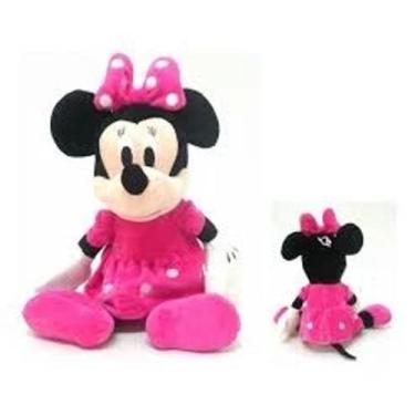 Imagem de Pelúcia Minnie Mouse Linda Rosa Com Som - sem