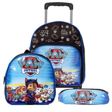 Imagem de Mochila Pequena Creche Paw Patrol Rodinha Reforçada Escolar - TOYS 2U