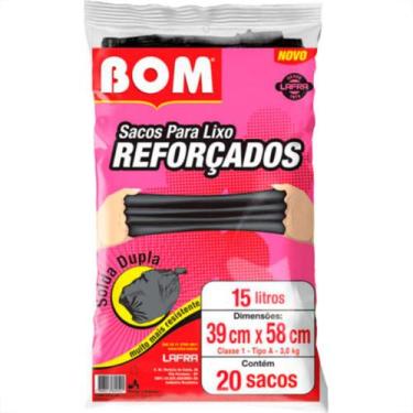 Imagem de Saco P/Lixo Bom Ref. 15Lt C/20-0027 - LAFRA
