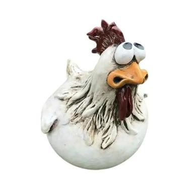 Imagem de Estátua De Galinha Em Resina Para Jardim, Escultura De Galinha Para Qu