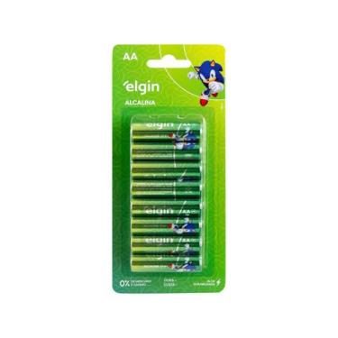 Imagem de Pilha Alcalina Pequena  AA Com 16 Unids. Ele000000082351 Elgin