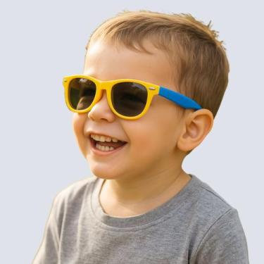 Imagem de Óculos escuro de sol p/ criança c/ proteção uv-bicolor-tomos - CHARMIN