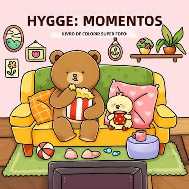 Imagem de Livro De Colorir Para Adultos Com Padrões Fofos E Simples HYGGE MOMENT