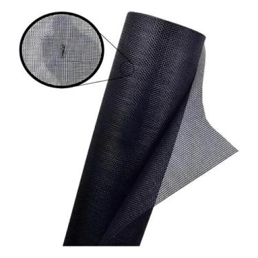 Imagem de Tela Mosquiteira Flex Proteção Porta 1,20m X 2,00m - Uzoo, Preto