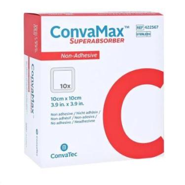 Imagem de Curativo ConvaMax Superabsorber N/ads 10x10cm unid - CONVATEC