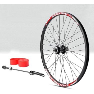 Imagem de Roda traseira dianteira de bicicleta dobrável BMX 20'' 24'' 26'' 27,5'' 29'' 32H QR Rol...