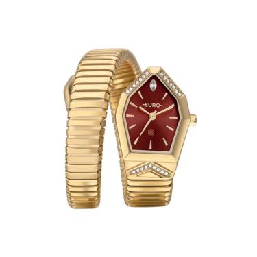 Imagem de Relógio Euro Feminino Ref: Eu2035zam/5r Bracelete Serpentes Dourado
