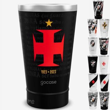 Imagem de Copo Térmico GOCASE Vibe 470ml do Vasco da Gama, VAS Camisas Negras