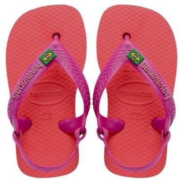 Imagem de Chinelo Infantil Elástico Baby Havaianas Brasil Logo-Unissex