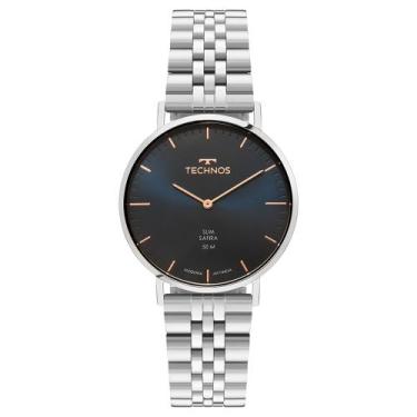 Imagem de Relógio Technos Masculino Slim Prata - 2025LUH/1A