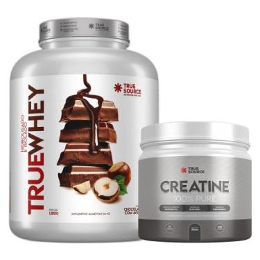 Imagem de True Whey Isolado Chocolate Avela 1.8Kg Creatina True Source