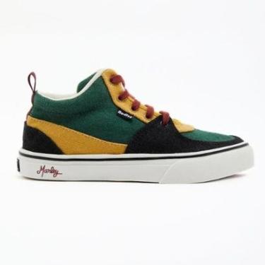 Imagem de Tênis Redley Studio Multicolor Bob Marley Preto Amarelo Verde-Masculino