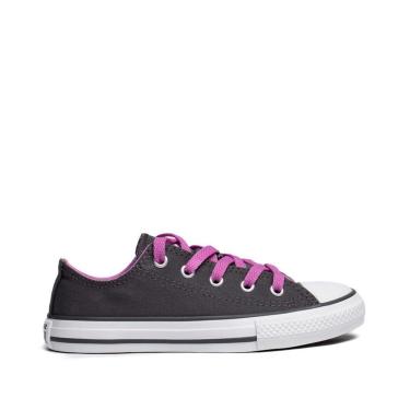 Imagem de Tênis Infantil Converse Chuck Taylor All Star Cinza Escuro-Masculino