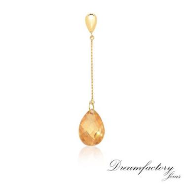 Imagem de Pingente Ouro 18k Com Zircônia Formato Gota Briolet - Sofistgold Joias