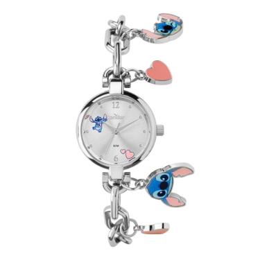 Imagem de Relógio Condor Feminino Ref: Co2035ocg/5k Prateado Bracelete Stitch