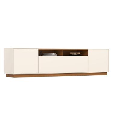 Imagem de Rack Bancada Domus 220cm para TV até 89” - Móveis Henn