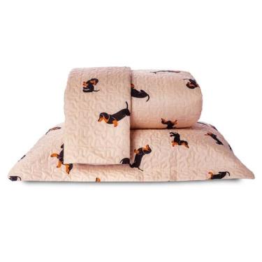 Imagem de Cobre Leito Queen Basic Dupla Face 180 Fios 3 Peças - Casa Modelo Enxo