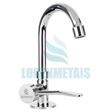 Imagem de Torneira clínica hospitalar cotovelo metal conforme NBR9050 - Loren Me