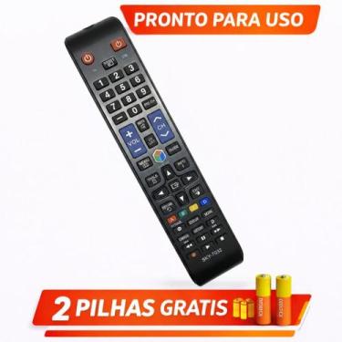Imagem de Controle Remoto Samsung Smart TV LED LCD 3D Compatível Fácil de Usar F