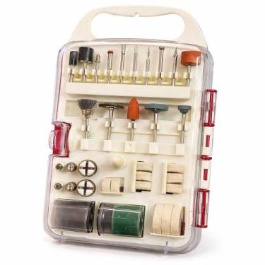 Imagem de Kit 71 Acessórios Para Micro Retífica Que Facilita Corte Lixa Gravação