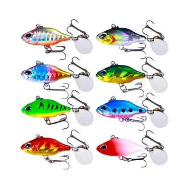 Imagem de Iscas De Pesca De Inverno 5.2cm 8.5g Vibração Rotativa De Metal Iscas 