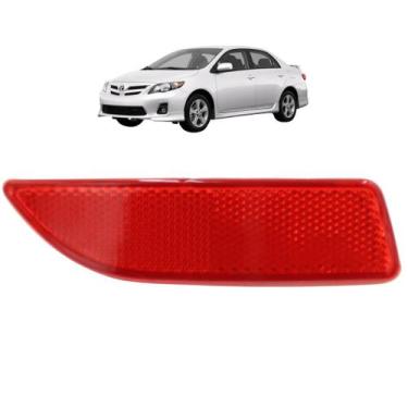 Imagem de Refletor Olho Gato Parachoque Traseiro Corolla 2012 2013 - DSC, Direit