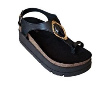 Imagem de Sandália F. Plataforma Anatômica Anel de Dedo Moleca 5513110-Feminino