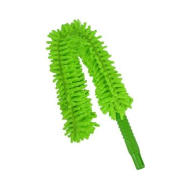 Imagem de Espanador Eletrostático de Microfibra Verde Dobrável - Nobre - Goedert
