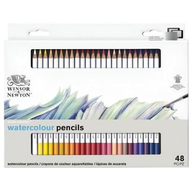 Imagem de Lápis de Cor Aquarelável Winsor & Newton Studio Collection 48 Cores
