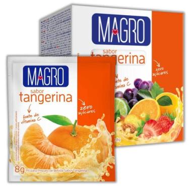 Imagem de Refresco Magro Sabor Tangerina Suco Zero Açúcares de 8g 15 Unidades - 
