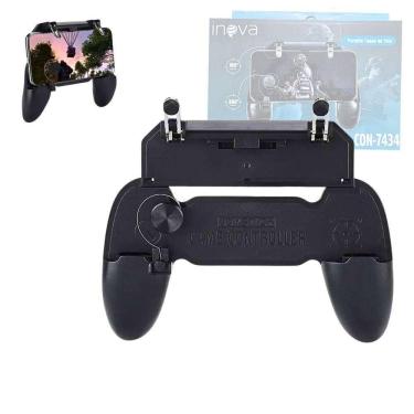 Imagem de Controle Gamer Manual Com Gatilhos Suporte Celular Joystick