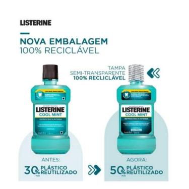 Imagem de Enxaguante Bucal Listerine Antisséptico Proteção Completa Contra Germe
