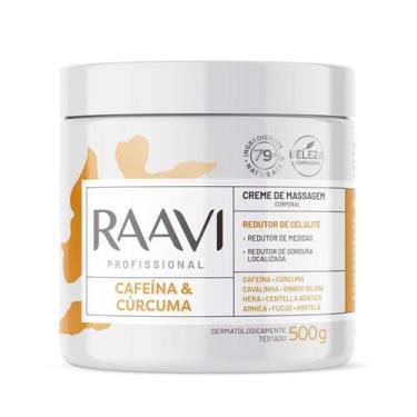Imagem de Creme de massagem raavi cafeina e curcuma 500g anti celulite