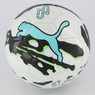 Imagem de Bola Puma Neymar Jr Graphic Campo Branca e Azul, 05