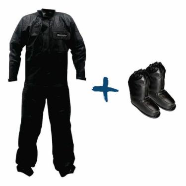 Imagem de KIT Capa Chuva SERRANA MASCULINA + POLAINA - Protercapas, G