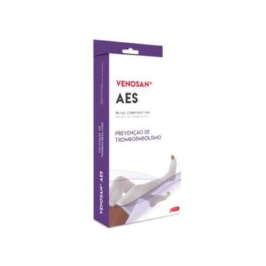 Imagem de Meia Venosan 7/8 Antitrombo AES Suave Compressão (18 mmhg), XXG