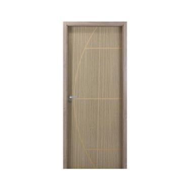 Imagem de Kit Porta de Madeira Decorada 215x84cm com Batente de MDF Ultra 10cm G