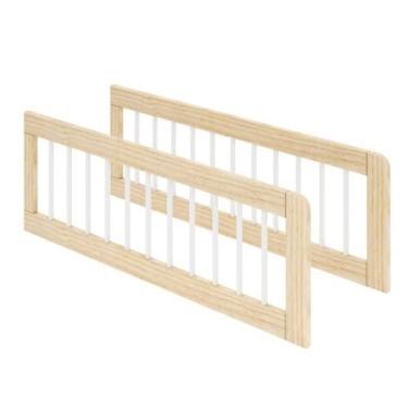 Imagem de Grade de Proteção Dupla Wave Casatema Branco/Natural