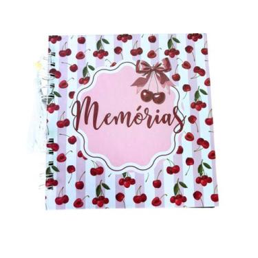 Imagem de Álbum De Fotos E Scrapbook Cereja Cerejinha Memorias - SAKURA SHOP