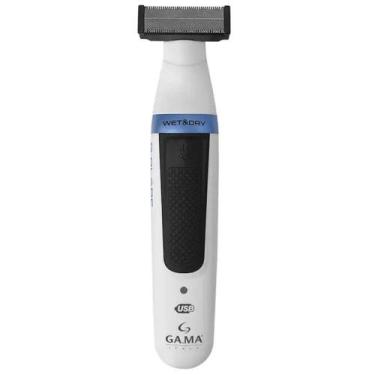 Imagem de Aparador de Pelos Gama G-Blade WeD com 3 Pentes, Branco com Preto, Bvo