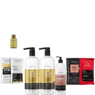 Imagem de Borabella Não Chore 2x1L + Cauter 500ml + Argan + Sachê