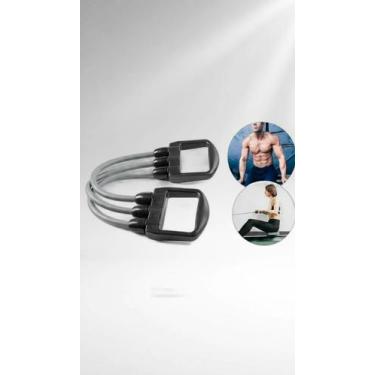 Imagem de Expansor Fitness 3 Níveis Resistência Cinza - Congratulations Store