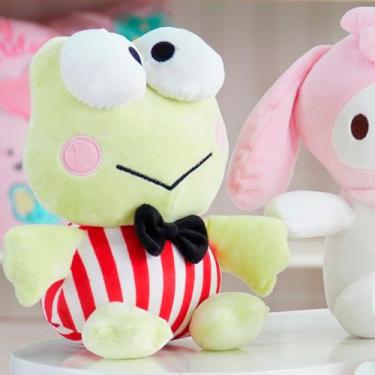 Imagem de Kit Manta para Bebê com Bichinho de Pelúcia Bene Casa, Verde Keroppi