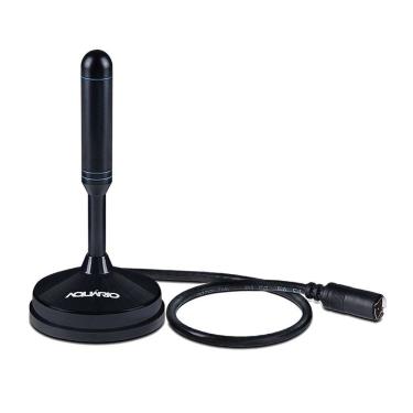 Imagem de Antena Digital HDTV 4 em 1 Aquário DTV-100 VHF-UHF-FM-HDTV Uso Interno Ou Externo com Cabo 2,5 Metros