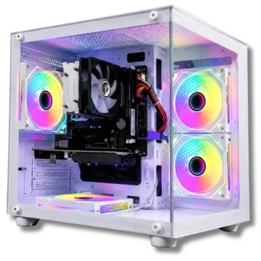 Imagem de Computador CPU Gamer I5 4ª 16gb Ram SSD 480GB Gtx 1060 - Branco - PRIM