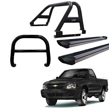 Imagem de Kit Quebra Mato+Santo Ant H3+Estribo Pers S10 94/11 Preto CS