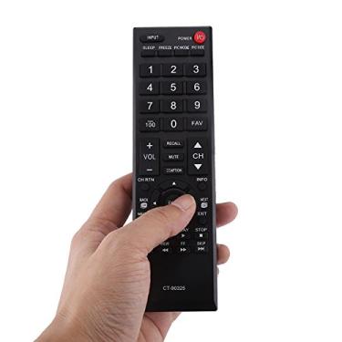 Imagem de Controle remoto para Toshiba TV, controle remoto universal de TV, controle remoto, para Toshiba LCD Smart TV preto