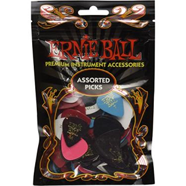 Imagem de Ernie Ball Guitar Picks, Assorted Thickness, Assorted Colors, 144-pack (P09201)