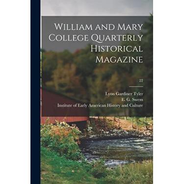 Imagem de William and Mary College Quarterly Historical Magazine; 22